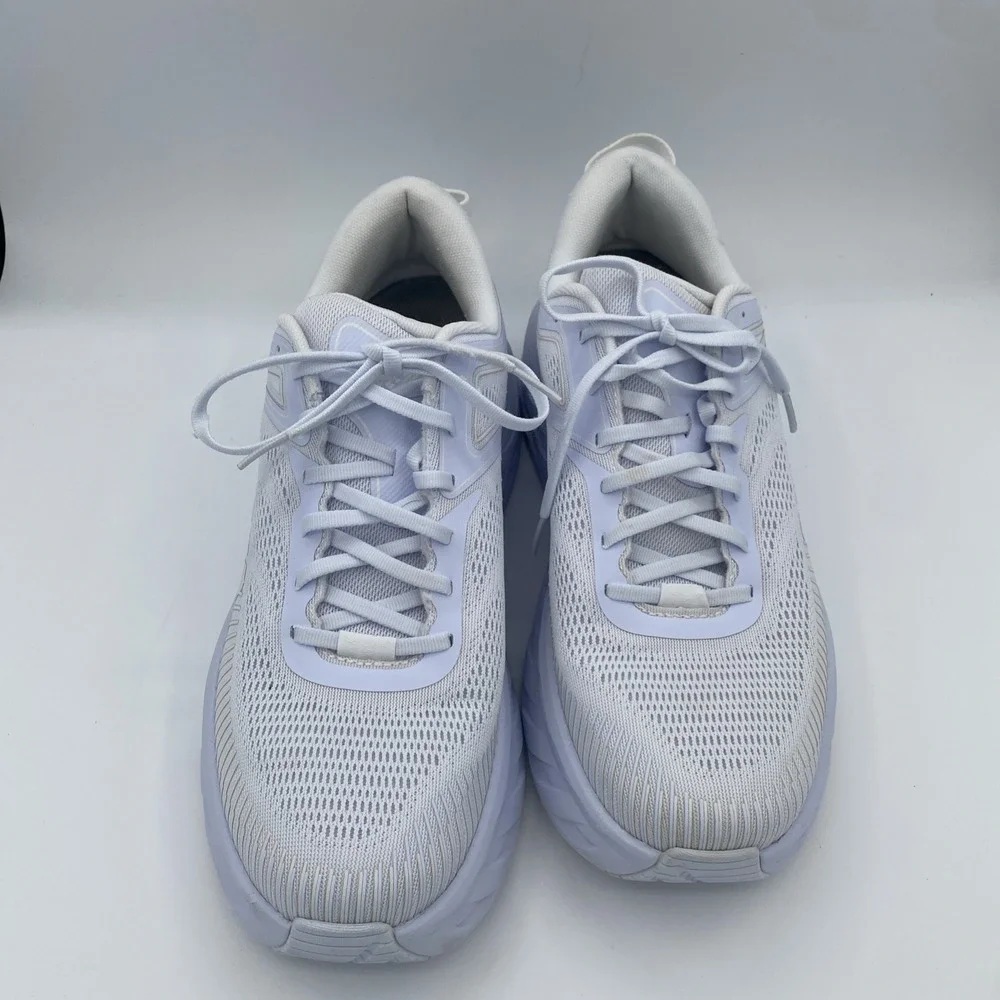 Hoka One Men's 11 M Bondi 7 White Running Sneakers 1110518 - Picture 2 of 8
